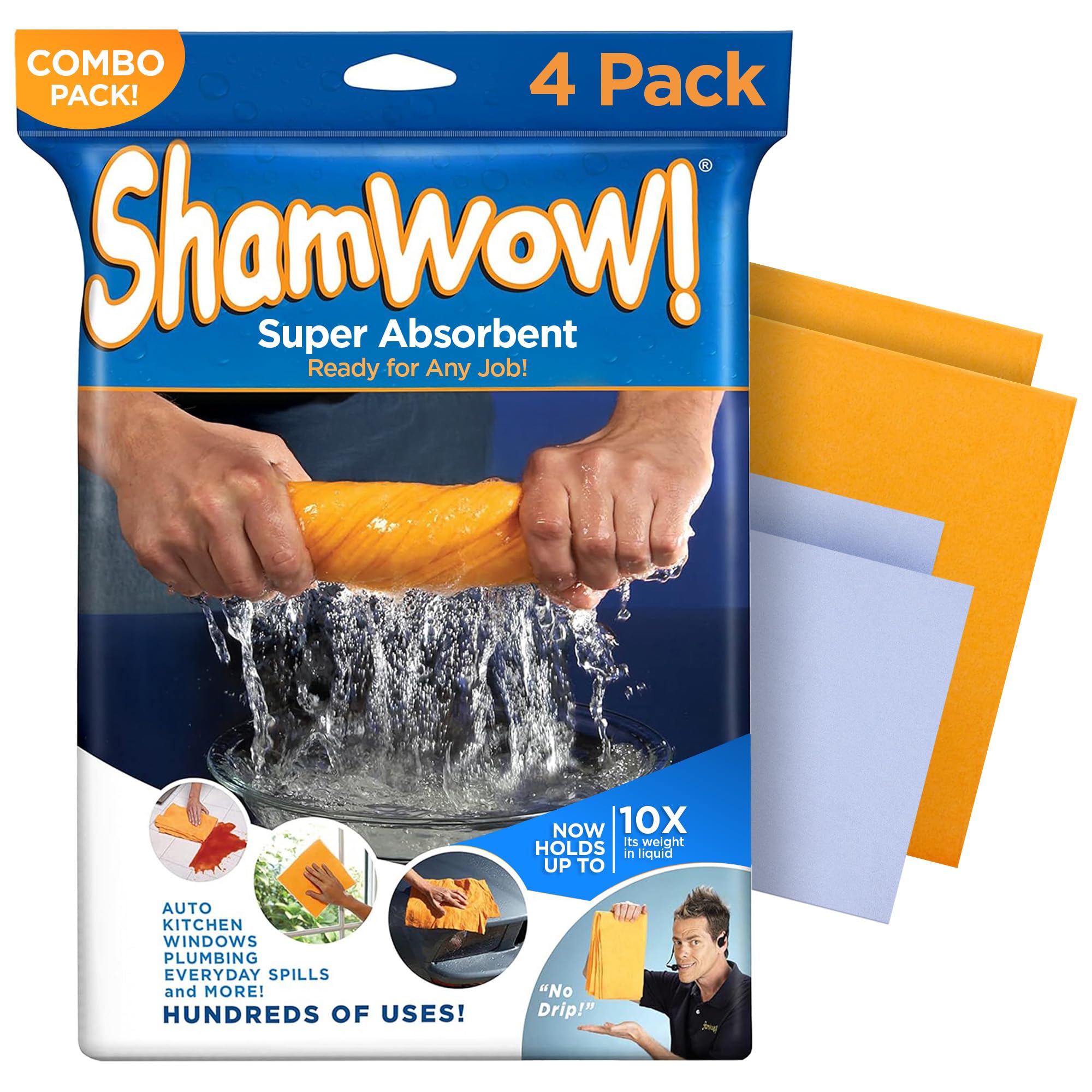 Amazon.com: ShamWow Original Super Absorbent Multi-Purpose
